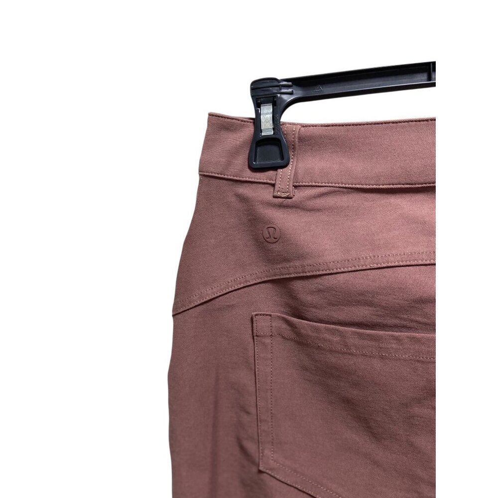 Lululemon City Sleek 5 Pocket High-Rise Wide-Leg Pant Full Length Brown Size 31 - Picture 12 of 16